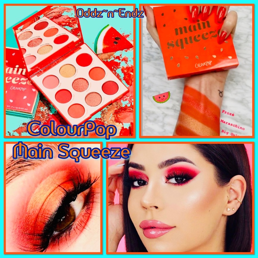 SOLD❌! FINAL PRICE MARKDOWN!/ColourPop Main Squeeze 🍉Shadow Palette! NEW!